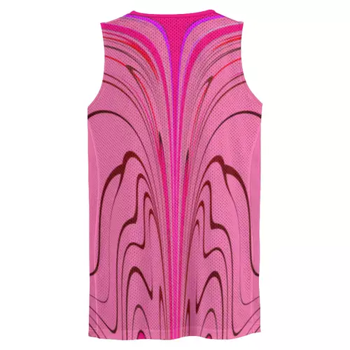 Заказать баскетбольную форму в Москве. Баскетбольная форма Розовые волны от Alexey Evsyunin - готовые дизайны и нанесение принтов.