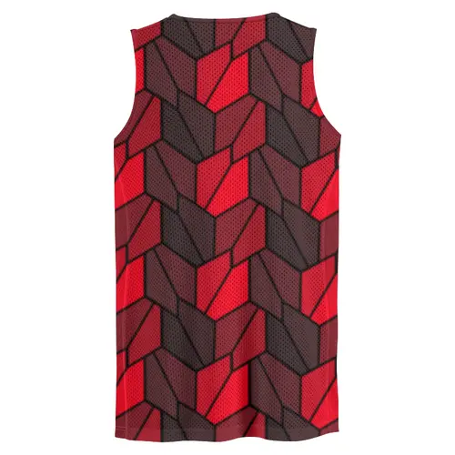 Заказать баскетбольную форму в Москве. Баскетбольная форма Rumpled Red от Soluvel  - готовые дизайны и нанесение принтов.