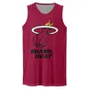 Заказать баскетбольную форму в Москве. Баскетбольная форма Miami Heat от Nos  - готовые дизайны и нанесение принтов.