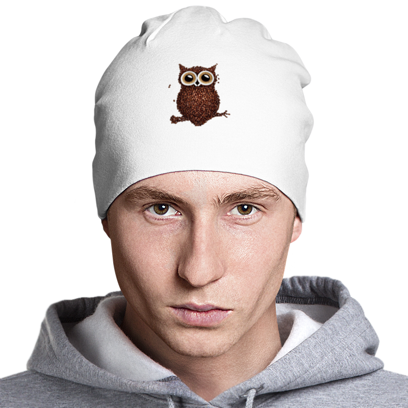 Printio Шапка классическая унисекс Кофе-сова