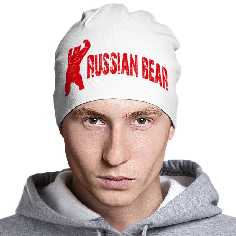 цена Printio Шапка классическая унисекс Russian bear