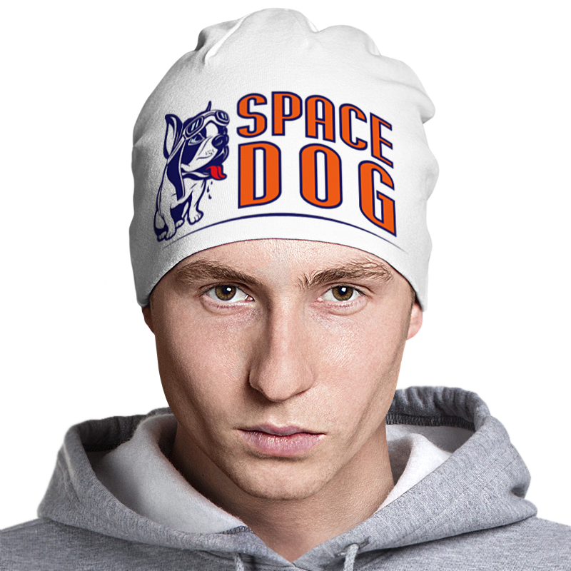 Printio Шапка классическая унисекс Space dog
