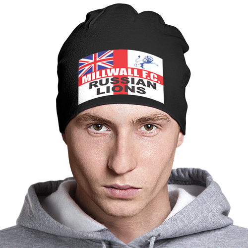 Заказать головной убор в Москве. Шапка классическая унисекс Millwall Russia Lions hat от Millwall Supporters Club Russia - готовые дизайны и нанесение принтов.