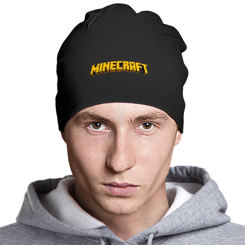 Заказать головной убор в Москве. Шапка классическая унисекс Minecraft от THE_NISE  - готовые дизайны и нанесение принтов.