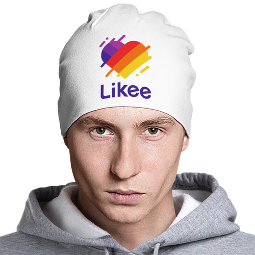 Заказать головной убор в Москве. Шапка классическая унисекс Likee (LIKE Video) от weeert - готовые дизайны и нанесение принтов.