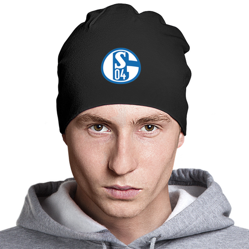 Заказать головной убор в Москве. Шапка классическая унисекс Schalke 04 от THE_NISE  - готовые дизайны и нанесение принтов.