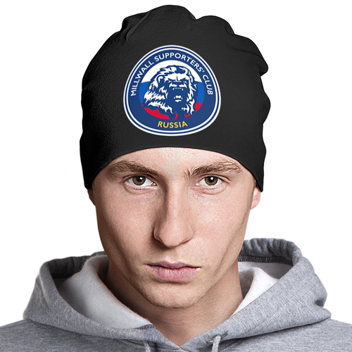 Заказать головной убор в Москве. Шапка классическая унисекс Millwall MSC Russia hat от Millwall Supporters Club Russia - готовые дизайны и нанесение принтов.