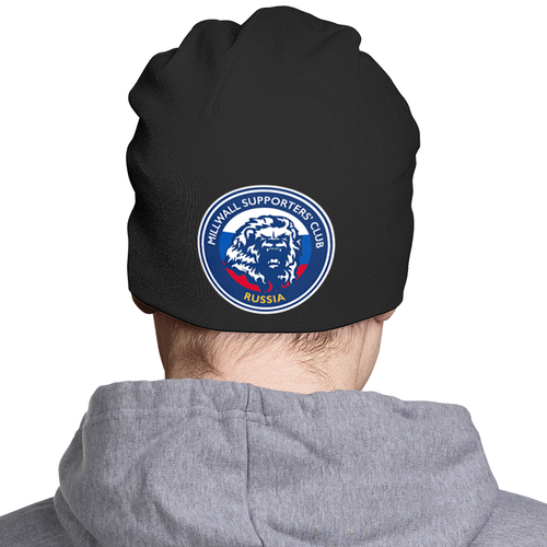 Заказать головной убор в Москве. Шапка классическая унисекс Millwall Russia Lions hat от Millwall Supporters Club Russia - готовые дизайны и нанесение принтов.