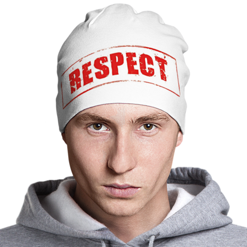 Заказать головной убор в Москве. Шапка классическая унисекс Respect от Leichenwagen - готовые дизайны и нанесение принтов.