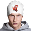 Заказать головной убор в Москве. Шапка классическая унисекс Love - Любовь от Дана Столыпина - готовые дизайны и нанесение принтов.