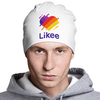 Заказать головной убор в Москве. Шапка классическая унисекс Likee (LIKE Video) от weeert - готовые дизайны и нанесение принтов.