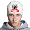 Заказать головной убор в Москве. Шапка классическая унисекс Disobey от Алекс_ - готовые дизайны и нанесение принтов.