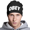 Заказать головной убор в Москве. Шапка классическая унисекс OBEY  от DESIGNER   - готовые дизайны и нанесение принтов.