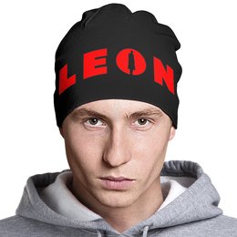 Заказать головной убор в Москве. Шапка классическая унисекс Leon the professional от Leichenwagen - готовые дизайны и нанесение принтов.