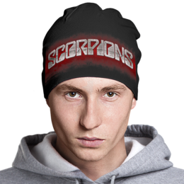 Заказать головной убор в Москве. Шапка классическая унисекс Scorpions Band от Leichenwagen - готовые дизайны и нанесение принтов.