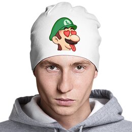 Заказать головной убор в Москве. Шапка классическая унисекс Luigi от Дана Столыпина - готовые дизайны и нанесение принтов.