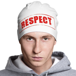Заказать головной убор в Москве. Шапка классическая унисекс Respect от Leichenwagen - готовые дизайны и нанесение принтов.