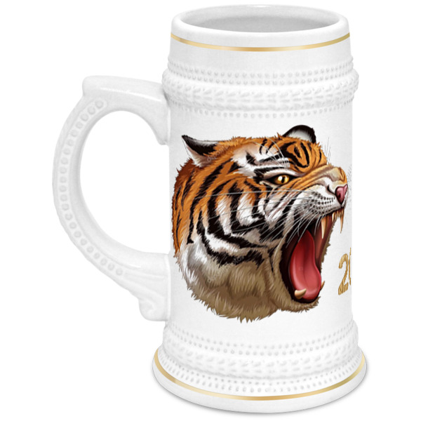 Printio Кружка пивная Год тигра printio кружка пивная голова бенгальсконо тигра на белом фоне