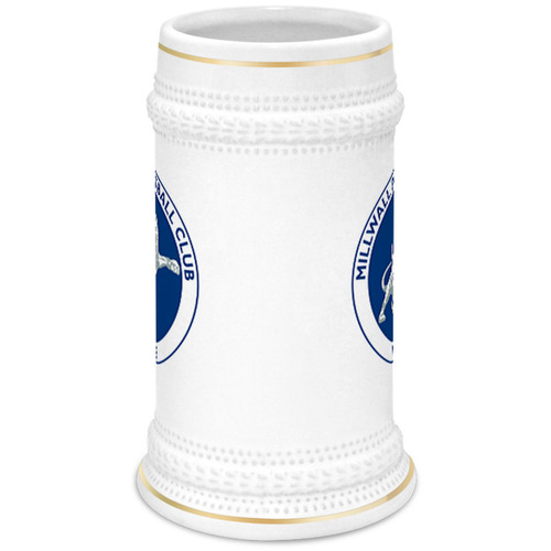Заказать кружку в Москве. Кружка пивная Millwall FC logo beer cup от Millwall Supporters Club Russia - готовые дизайны и нанесение принтов.