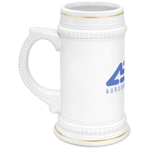 Заказать кружку в Москве. Кружка пивная Beer Cup Aurosonic music blue от Евгений Смирнов - готовые дизайны и нанесение принтов.