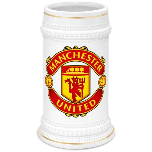 Заказать кружку в Москве. Кружка пивная Манчестер Юнайтед от AstArt - готовые дизайны и нанесение принтов.
