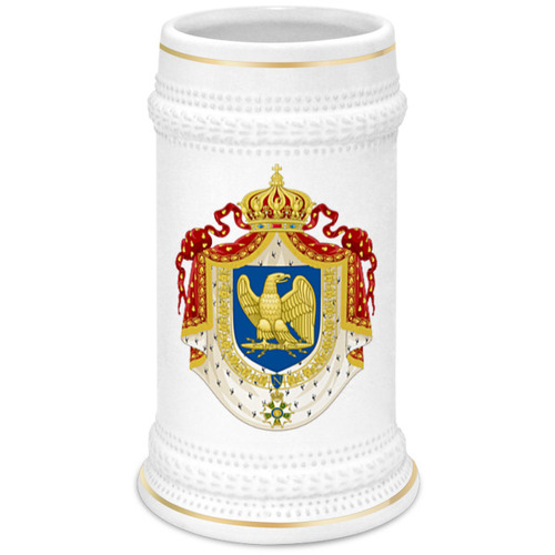 Заказать кружку в Москве. Кружка пивная Герб Франции 1804-1814 от Александр  - готовые дизайны и нанесение принтов.