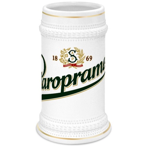 Заказать кружку в Москве. Кружка пивная Staropramen от Виктор Гришин - готовые дизайны и нанесение принтов.