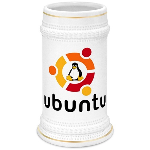 Заказать кружку в Москве. Кружка пивная Ubuntu от Евгений Беляев - готовые дизайны и нанесение принтов.