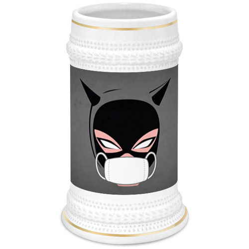 Заказать кружку в Москве. Кружка пивная Женщина-кошка (Коллекция: Герои носят маски) от GeekFox  - готовые дизайны и нанесение принтов.