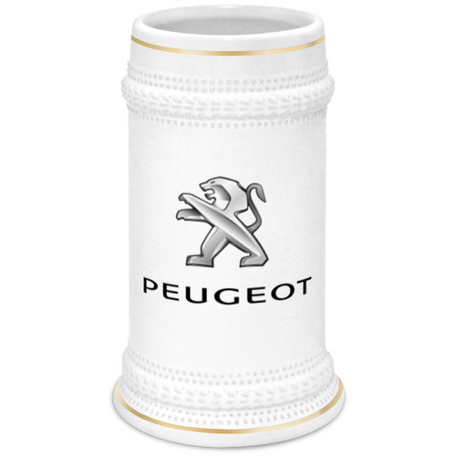 Заказать кружку в Москве. Кружка пивная PEUGEOT от DESIGNER   - готовые дизайны и нанесение принтов.