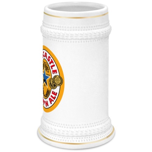 Заказать кружку в Москве. Кружка пивная Newcastle Beer Can от owdc - готовые дизайны и нанесение принтов.