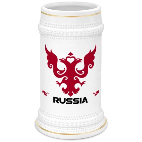 Заказать кружку в Москве. Кружка пивная Олимпийский узор от 6apakyda - готовые дизайны и нанесение принтов.