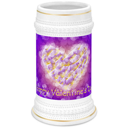 Заказать кружку в Москве. Кружка пивная  Low Poly Heart  от natulia_hatulia@yahoo.com - готовые дизайны и нанесение принтов.