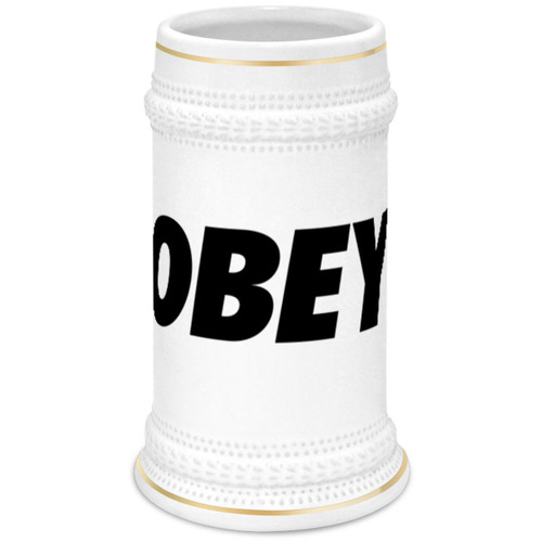 Заказать кружку в Москве. Кружка пивная OBEY  от DESIGNER   - готовые дизайны и нанесение принтов.
