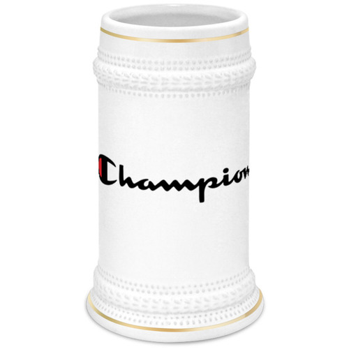 Заказать кружку в Москве. Кружка пивная Champion от DESIGNER   - готовые дизайны и нанесение принтов.