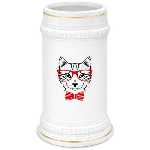Заказать кружку в Москве. Кружка пивная Кошка от YellowCloverShop - готовые дизайны и нанесение принтов.