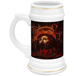Заказать кружку в Москве. Кружка пивная Slayer Repentless 2015 от Илья - готовые дизайны и нанесение принтов.