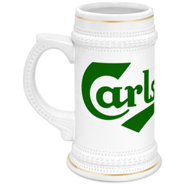 Заказать кружку в Москве. Кружка пивная Carlsberg от Виктор Гришин - готовые дизайны и нанесение принтов.