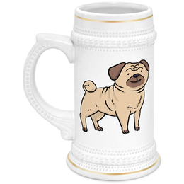 Заказать кружку в Москве. Кружка пивная Собака от svetlanas - готовые дизайны и нанесение принтов.