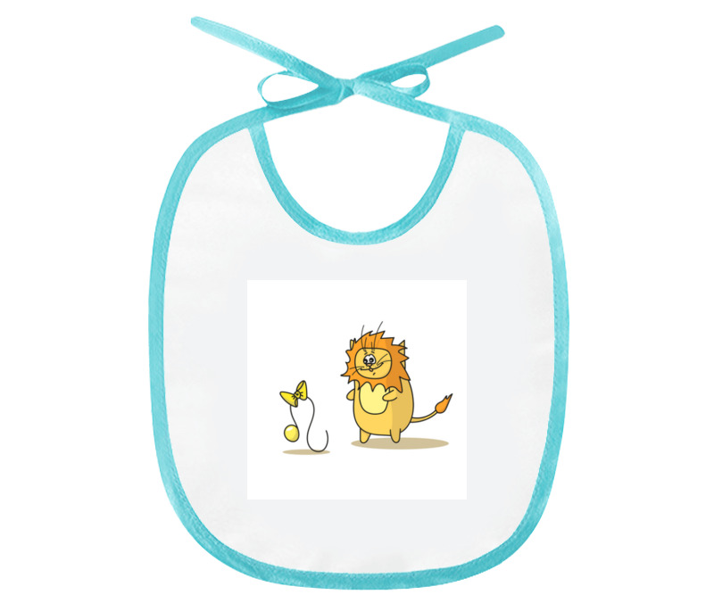 Printio Слюнявчик Кот лев. подарок для льва printio футболка классическая кот лев подарок для льва