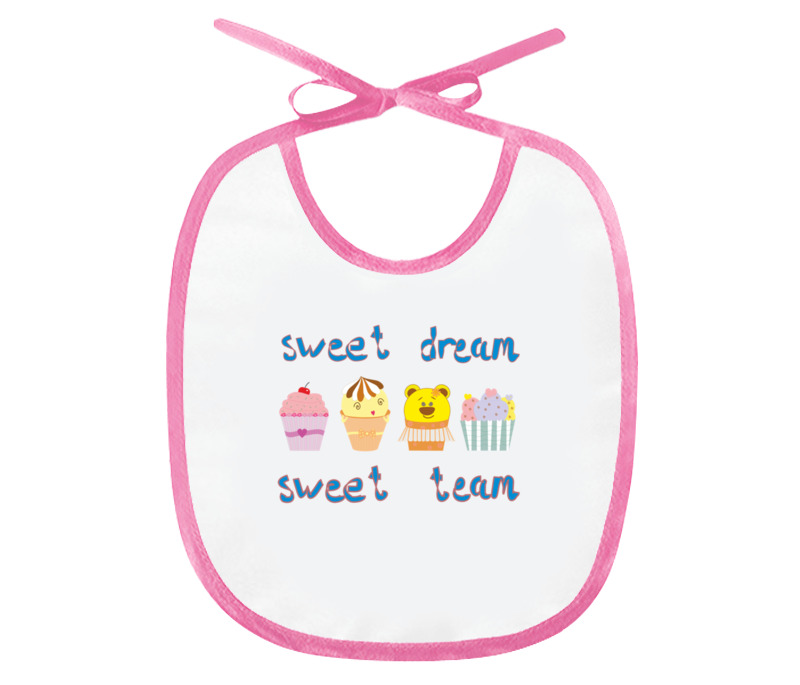 Printio Слюнявчик Sweet dream - sweet team printio сумка с полной запечаткой sweet dream sweet team