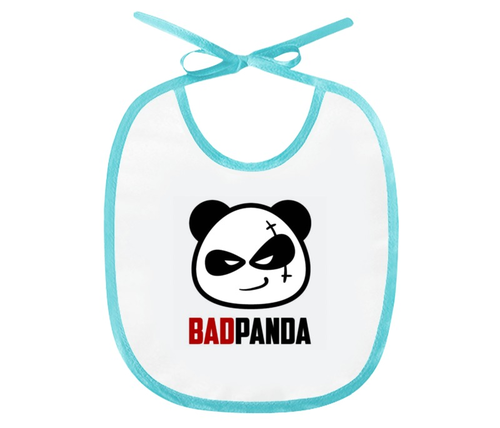 Заказать слюнявчик в Москве. Слюнявчик Bad Panda от Leichenwagen - готовые дизайны и нанесение принтов.