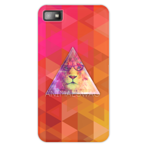 Заказать чехол для Samsung Galaxy S5/S4/S3 в Москве. Чехол для Blackberry Z10 "ANIMALSWAG II" collection: Lion от Octopuslabel - готовые дизайны и нанесение принтов.