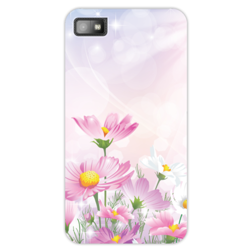 Заказать чехол для Samsung Galaxy S5/S4/S3 в Москве. Чехол для Blackberry Z10 Цветочки от Ирина - готовые дизайны и нанесение принтов.