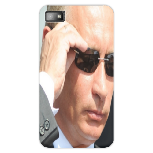 Заказать чехол для Samsung Galaxy S5/S4/S3 в Москве. Чехол для Blackberry Z10 Путин от ilusha1989 - готовые дизайны и нанесение принтов.