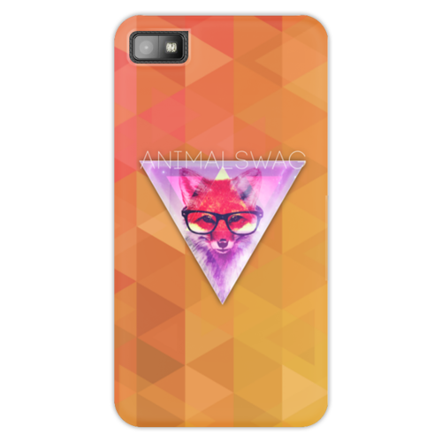 Заказать чехол для Samsung Galaxy S5/S4/S3 в Москве. Чехол для Blackberry Z10 "ANIMALSWAG II" collection: Fox от Octopuslabel - готовые дизайны и нанесение принтов.