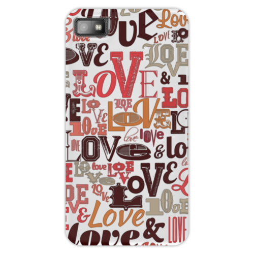 Заказать чехол для Samsung Galaxy S5/S4/S3 в Москве. Чехол для Blackberry Z10 Love. от Ирина - готовые дизайны и нанесение принтов.