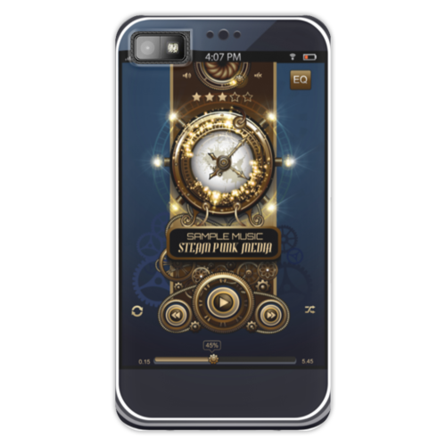 Заказать чехол для Samsung Galaxy S5/S4/S3 в Москве. Чехол для Blackberry Z10 Стимпанк-музыка II от Hardgott - готовые дизайны и нанесение принтов.