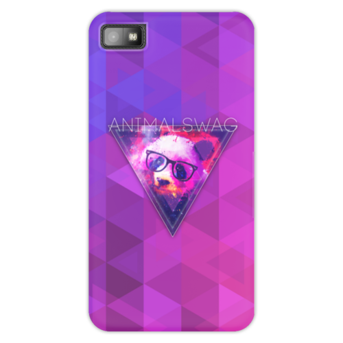 Заказать чехол для Samsung Galaxy S5/S4/S3 в Москве. Чехол для Blackberry Z10 "ANIMALSWAG II" collection: Panda от Octopuslabel - готовые дизайны и нанесение принтов.