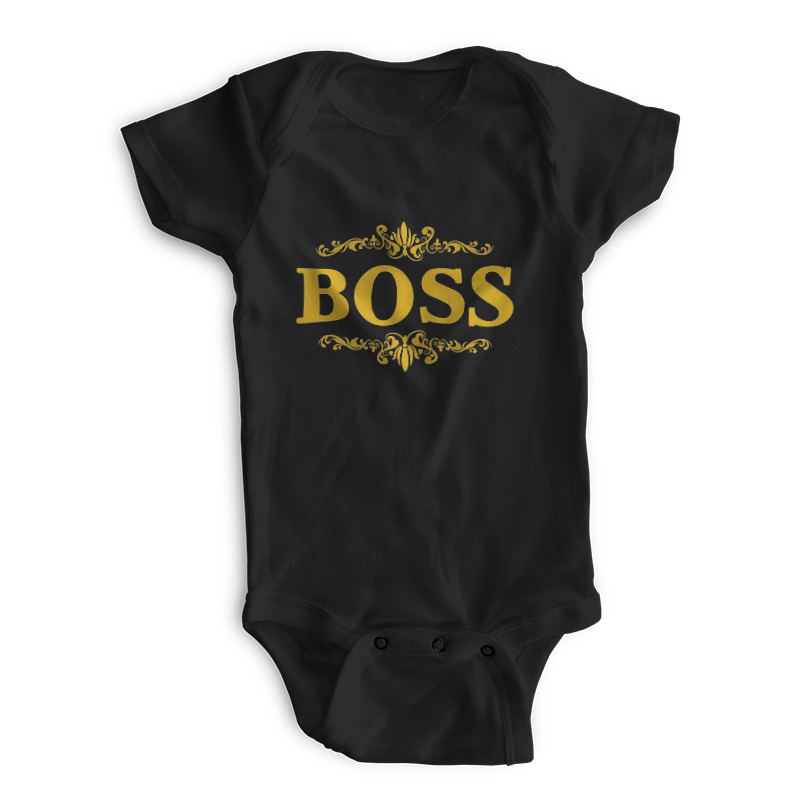printio значок boss босс Printio Детские боди Boss / босс